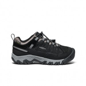 Black Grey Big Kids' Keen Targhee IV Waterproof Hiking Shoes | XHG1346DX