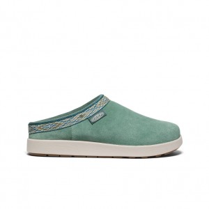 Green Women Keen Elle Suede Mule Slippers | LCQ9792CD