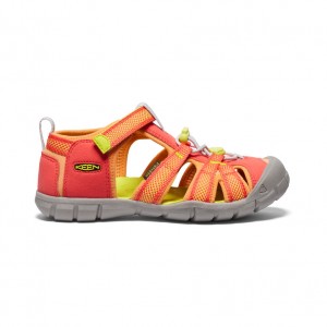 Orange Big Kids' Keen Seacamp II CNX Sandals | IUH8045VG