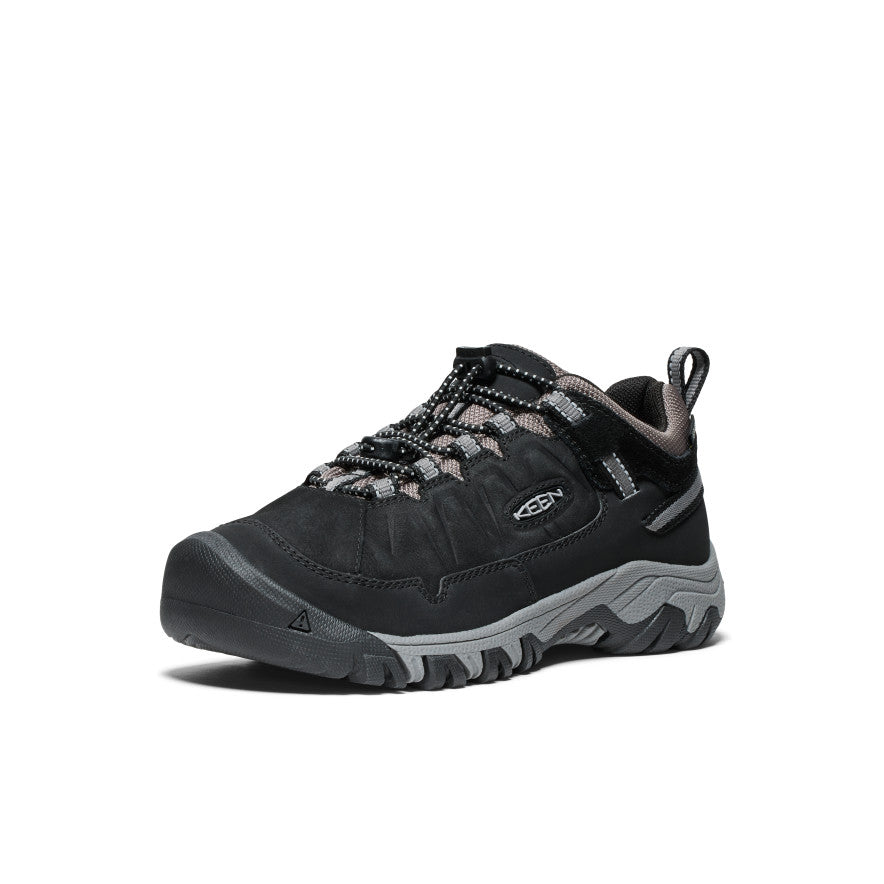 Black Grey Big Kids' Keen Targhee IV Waterproof Hiking Shoes | XHG1346DX