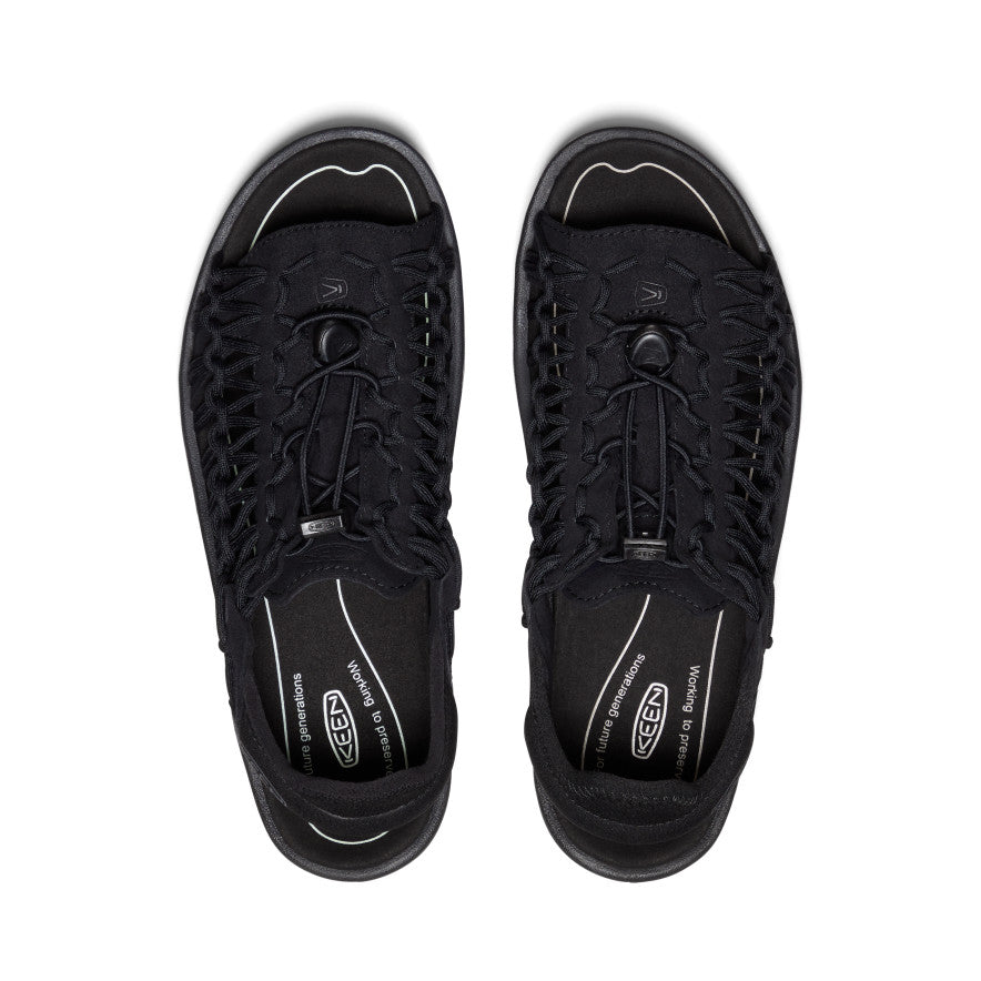 Black Men Keen Uneek II Open Toe Sandals | SQK5651BS