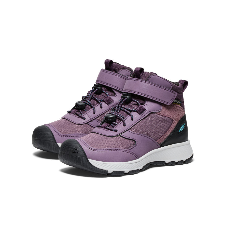 Black Purple Kids' Keen Skua Waterproof Work Boots | GQM6471QW