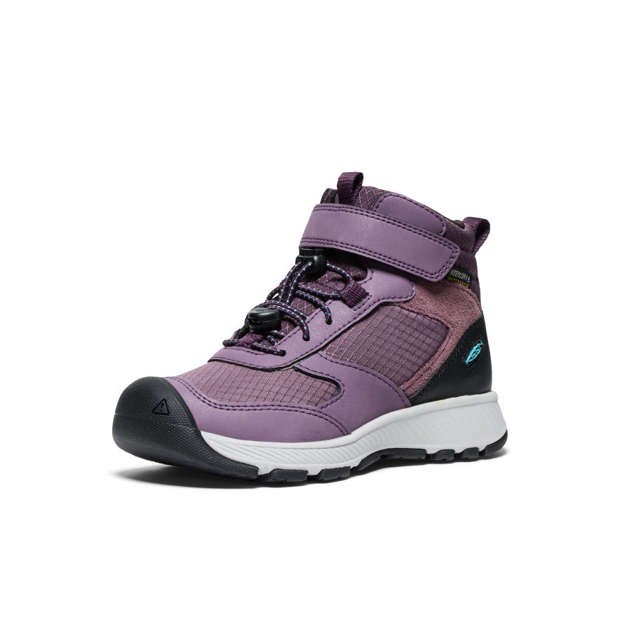 Black Purple Kids' Keen Skua Waterproof Work Boots | GQM6471QW