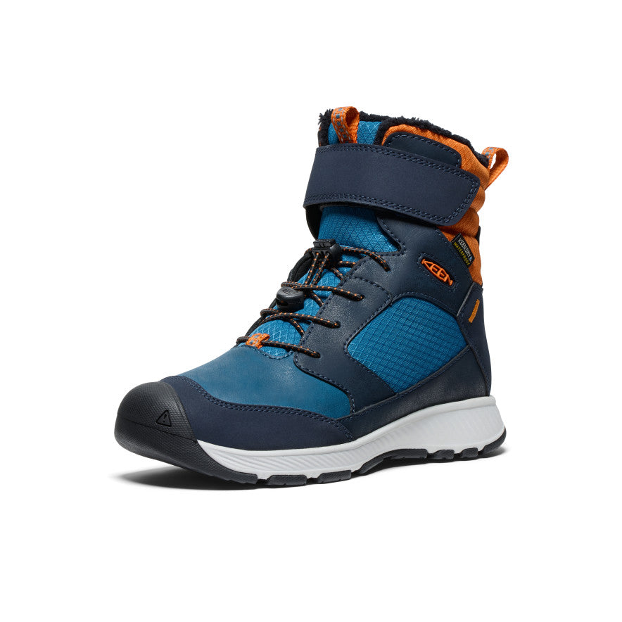 Blue Gold Big Kids' Keen Skua Waterproof Winter Snow Boots | TKL9553VX