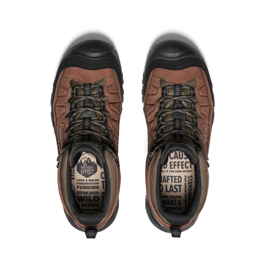 Brown Black Men Keen Targhee IV Waterproof Hiking Boots | HFD1666FA