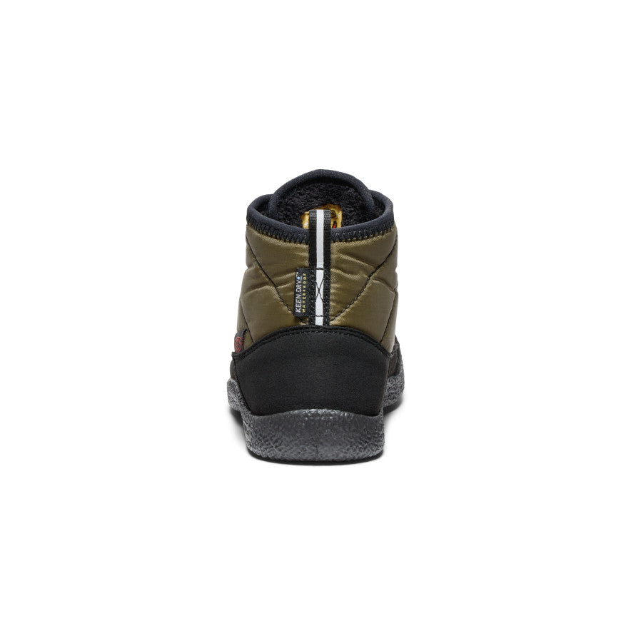 Dark Olive Gold Big Kids' Keen Howser II Waterproof Chukka Boots | EBF5916EX