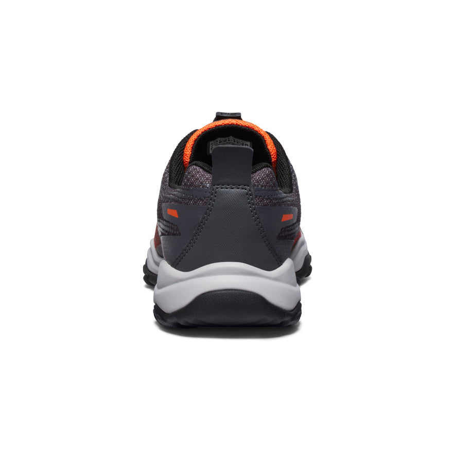 Grey Deep Red Big Kids' Keen Wanduro Speed Hiking Shoes | WOV9378PE