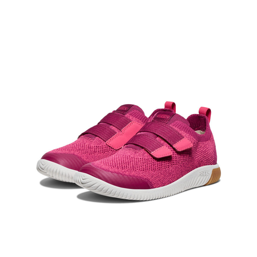 Rose Pink Big Kids' Keen KNX Knit Double Strap Sneakers | KJB2634VF