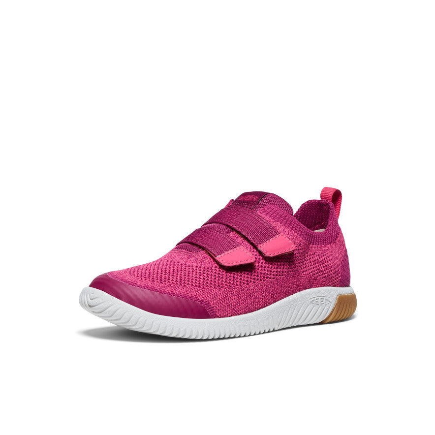 Rose Pink Big Kids' Keen KNX Knit Double Strap Sneakers | KJB2634VF