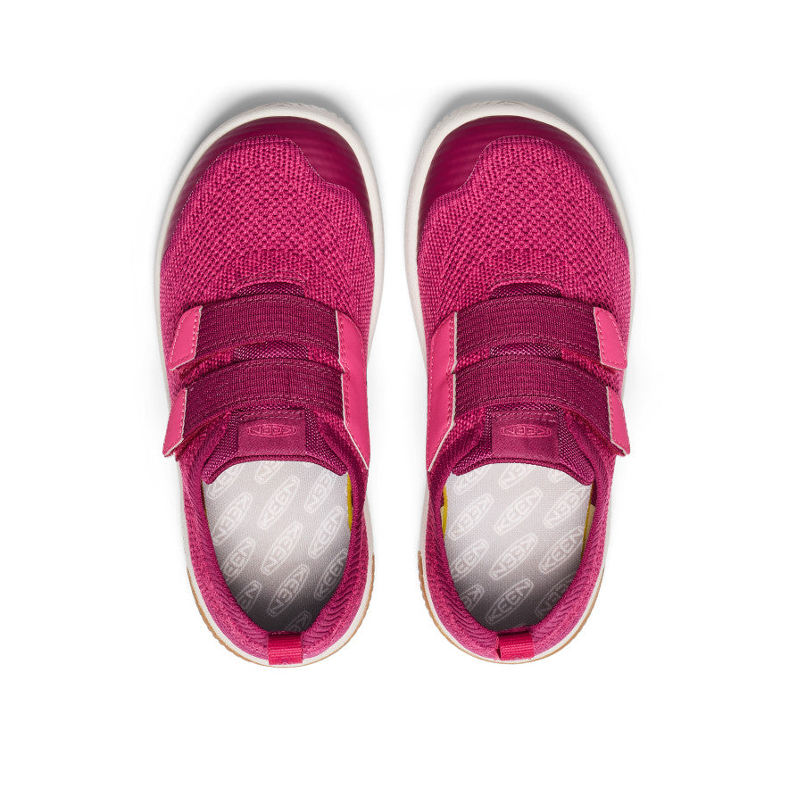 Rose Pink Big Kids' Keen KNX Knit Double Strap Sneakers | KJB2634VF